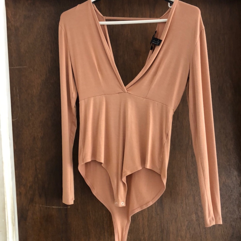 Tan body suit from Forever 21